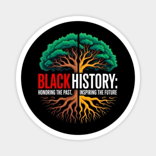 Black History: Roots and Future Heritage Tree Magnet